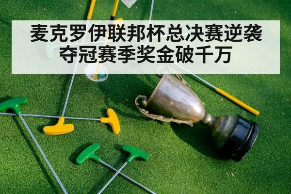 麦克罗伊联邦杯总决赛逆袭夺冠赛季奖金破千万